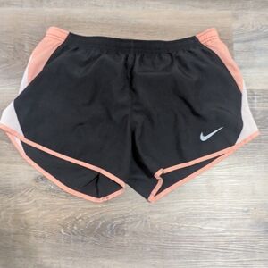 Nike Black Running Shorts with Pink Trim